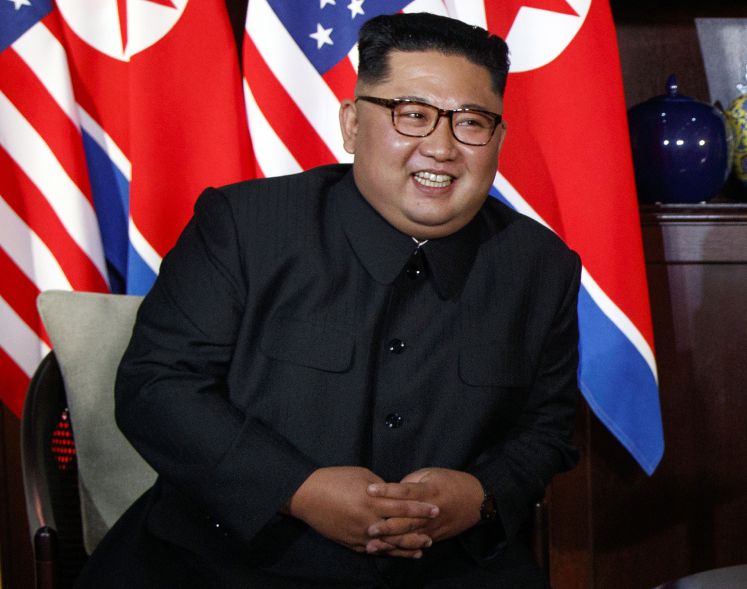 Nordkoreas Diktator Kim Jong-un nach dem Denuklearisierungsgipfel zwischen USA und Nordkorea