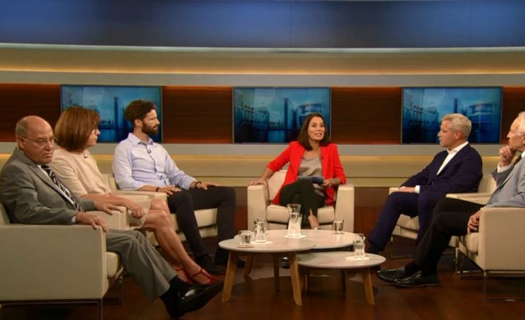 Anne Will und ihre Gäste