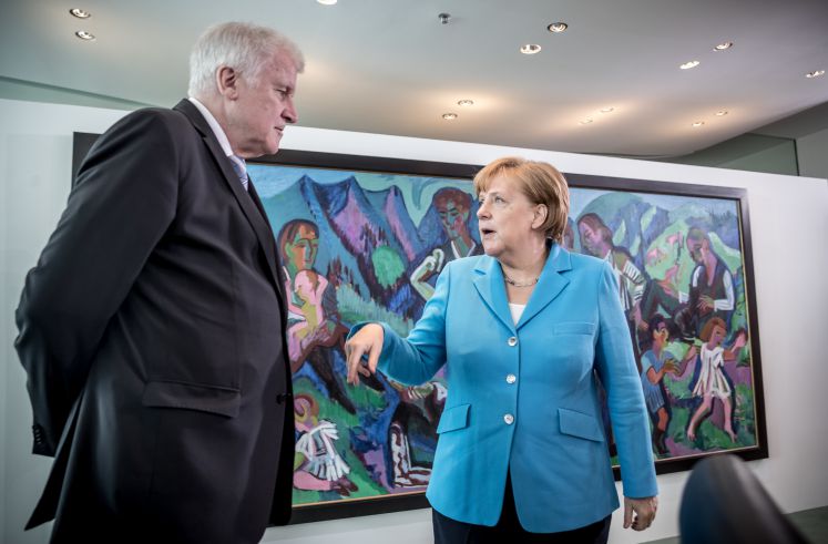 Horst Seehofer und Angela Merkel