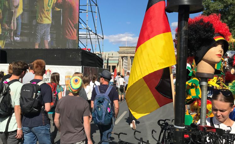 Die Fanmeile in Berlin