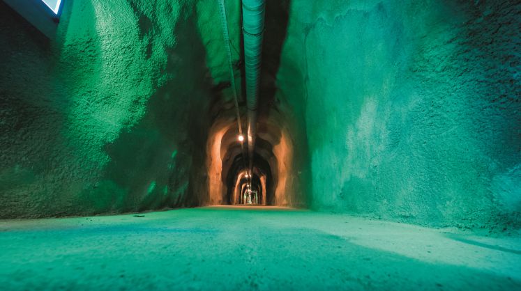 200 Meter unter Tage liegt der 680 Meter lange Barbarastollen