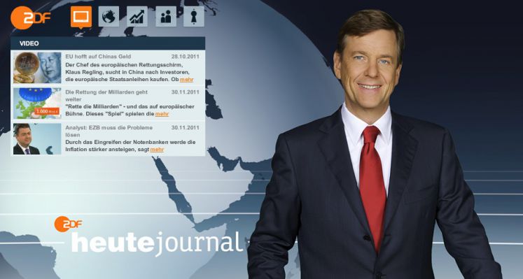 Klaus Kleber im ZDf Heute-Journal