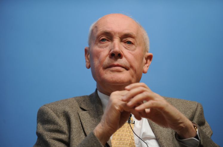 Professor Hans-Peter Schwarz, Politikwissenschaftler und Zeithistoriker, aufgenommen am Montag (11.10.2010) auf einem Internationalen Strategiesymposium der Hanns-Seidel-Stiftung in München (Oberbayern). 