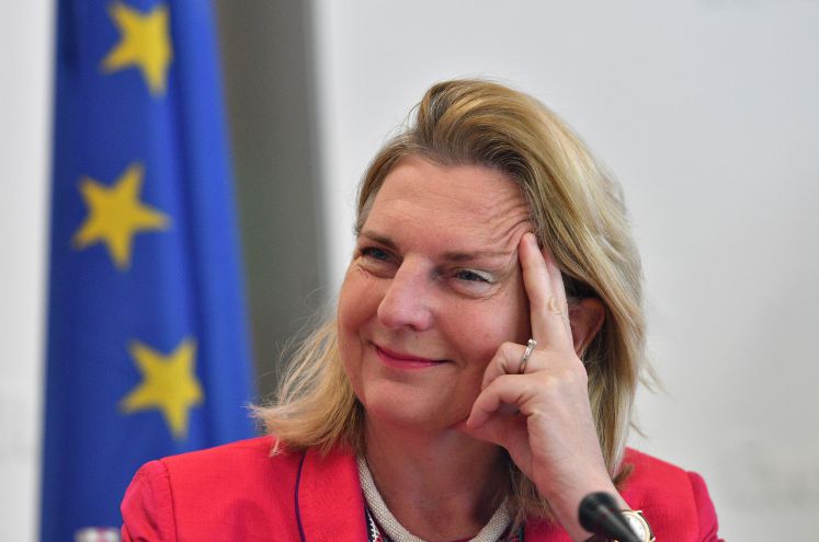 Österreichs Außenministerin Karin Kneissl
