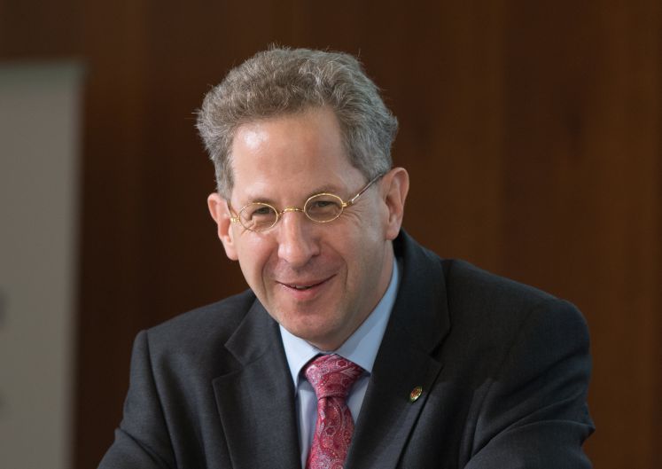 Verfassungsschutzpräsident Hans-Georg Maaßen bei der Wirtschaftschutzkonferenz 2018