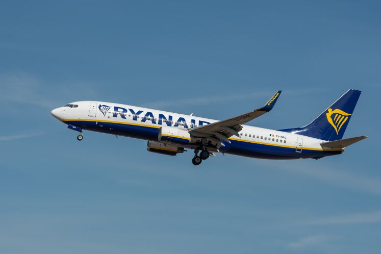 Ein Ryanair-Flugzeug