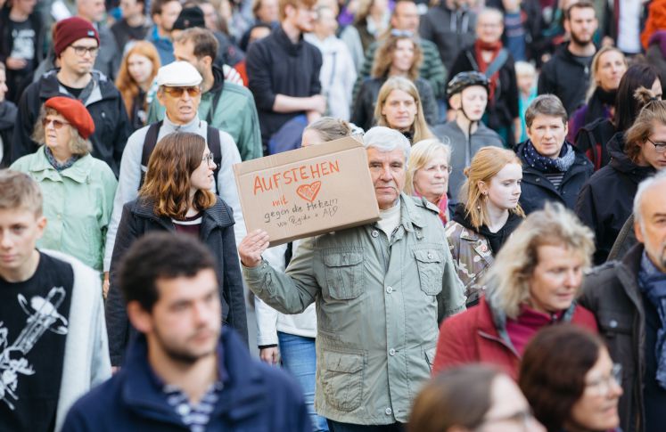 „Aufstehen“-Kundgebung in Berlin