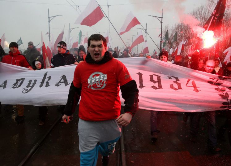 Unabhängigkeitsmarsch in Polen 2016