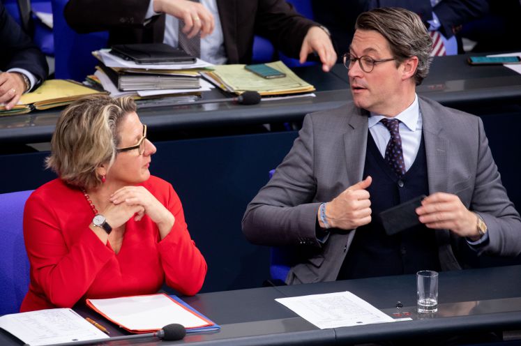 Andreas Scheuer und Svenja Schulze