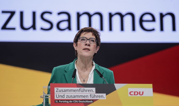 Annegret Kramp-Karrenbauer auf dem CDU-Parteitag