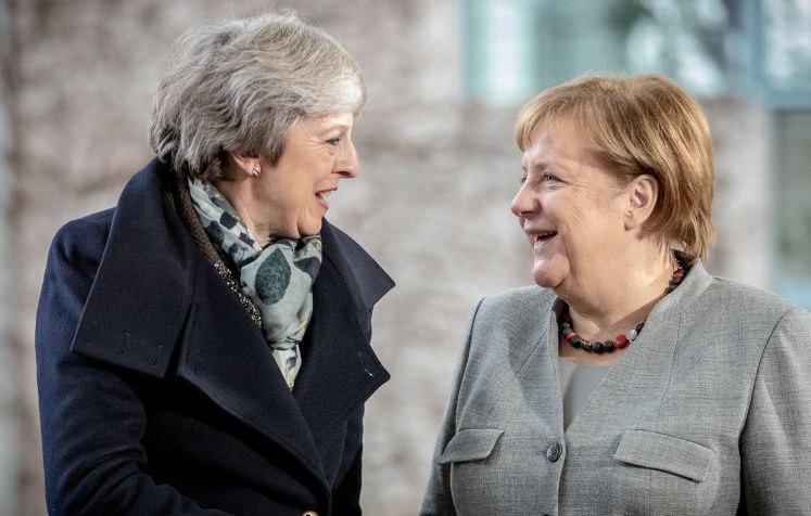Theresa May und Angela Merkel