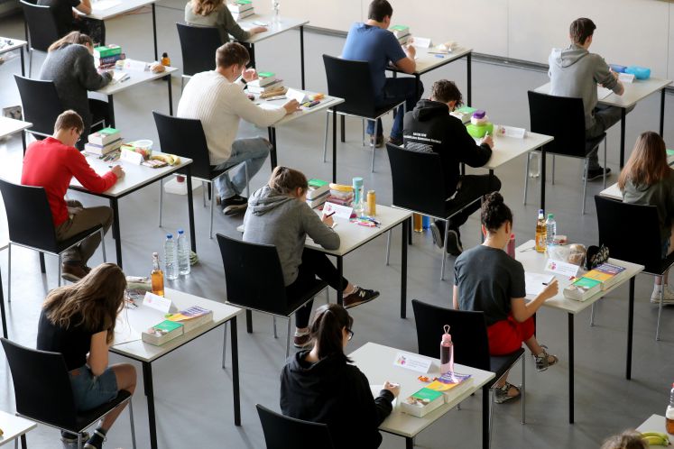 Abiturprüfung in Englisch am innerstädtischen Gymnasium in Rostock 