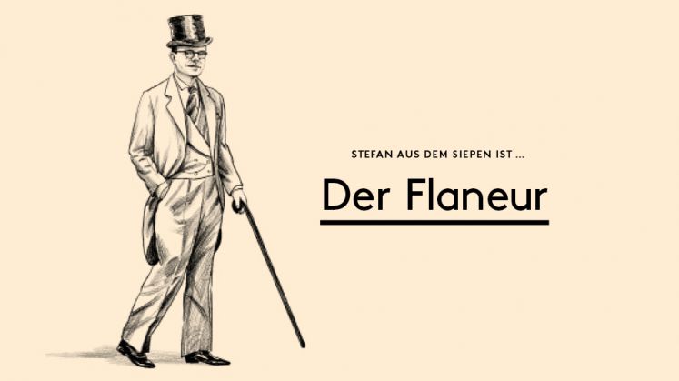 Illustration Kolumne Der Flaneur
