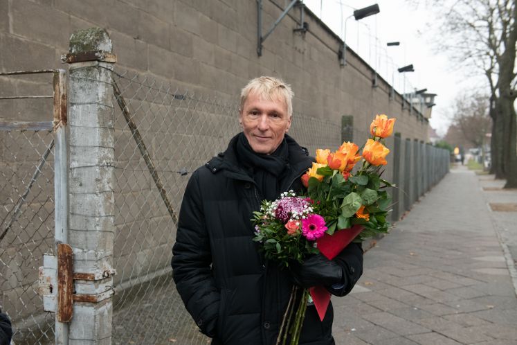 26.11.2018, Berlin: Hubertus Knabe, Vorstand und Direktor der Gedenkstätte Hohenschönhausen, kommt zur Gedenkstätte und will dort seine Arbeit aufnehmen. Dabei hat der Stiftungsrat der Gedenkstätte am 25.11.2018 seine sofortige Abberufung beschlossen. 