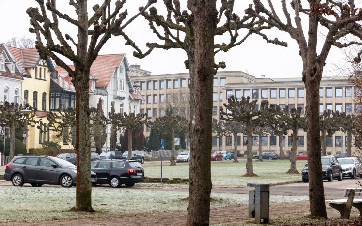 Blick auf den Hindenburgplatz, der umbenannt werden wird.
