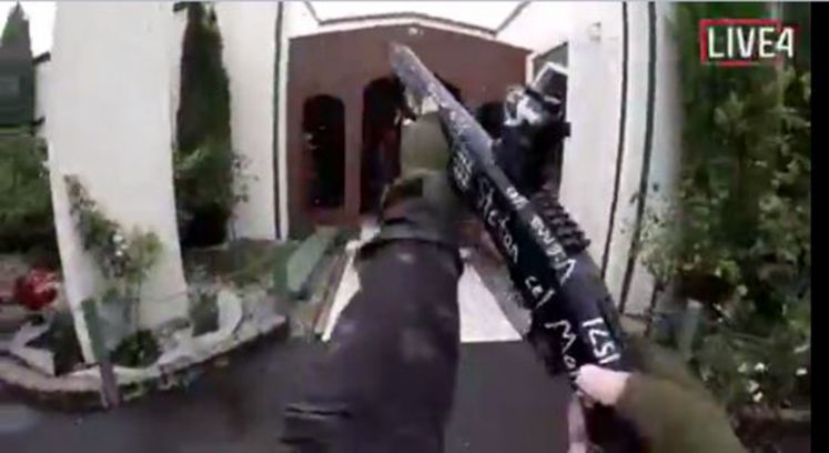 Attacke in Christchurch: Standbild des Angreifers