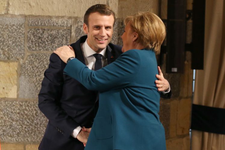 Emmanuel Macron und Angela Merkel