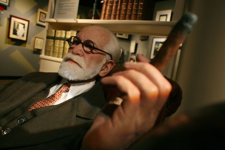 Sigmund Freud als Wachsfigur