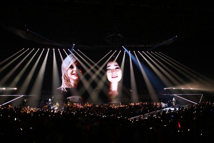 Das deutsche Duo Sisters wurde vor-vor-letzter beim ESC in Tel Aviv 