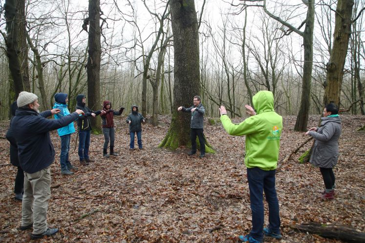 Teilnehmer einer Achtsamzeit