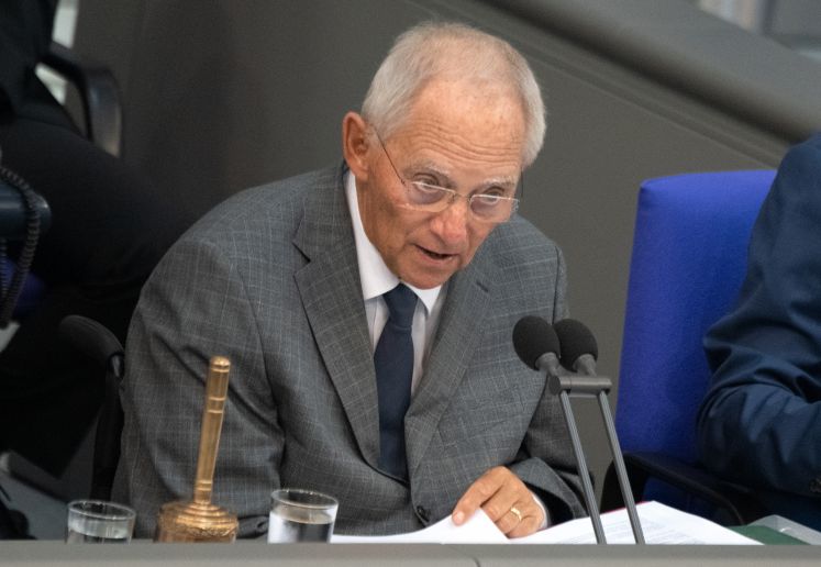 Schaeuble im Bundestag