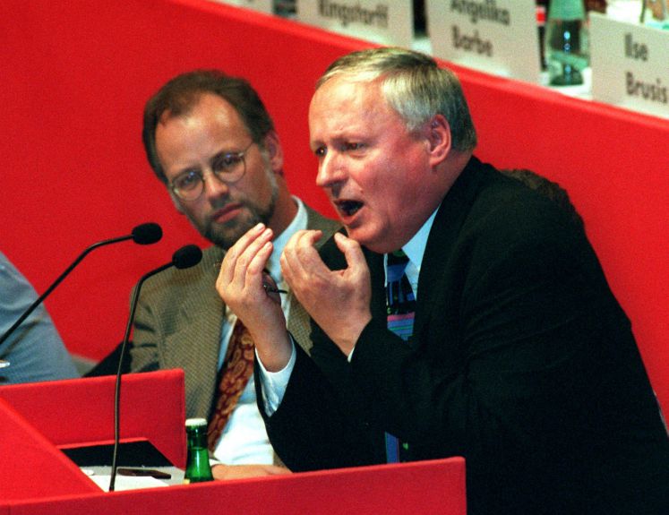 Lafontaine und Scharping 1995