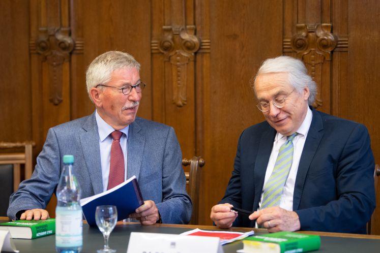 Thilo Sarrazin und Andreas Köhler