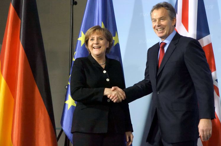 Angela Merkel und Tony Blair 2007