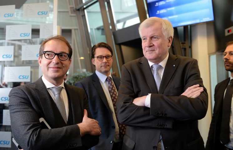 Maut Alexander Dobrindt, Andreas Scheuer und Horst Seehofer