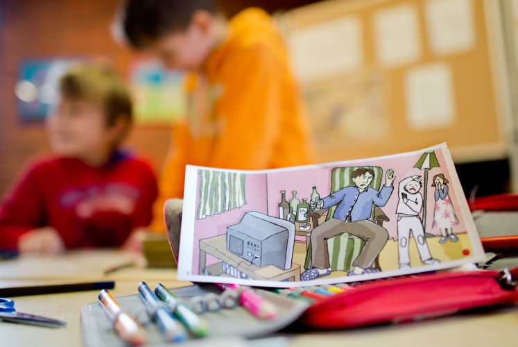 Lernmaterial in einer Grundschule