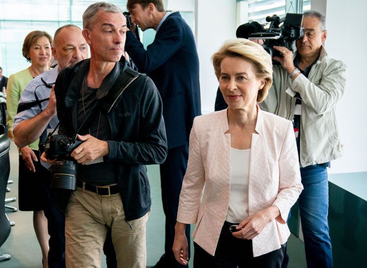 Ursula von der Leyen im Bundeskanzleramt