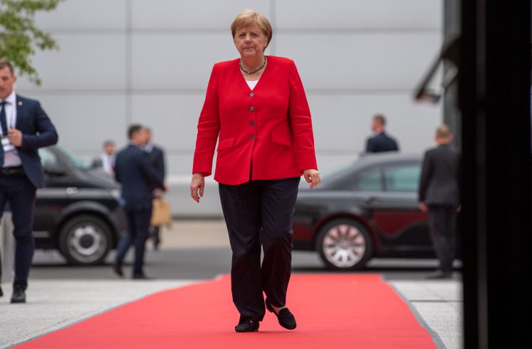 Bundeskanzlerin Angela Merkel (CDU) kommt zum Westbalkan-Gipfel