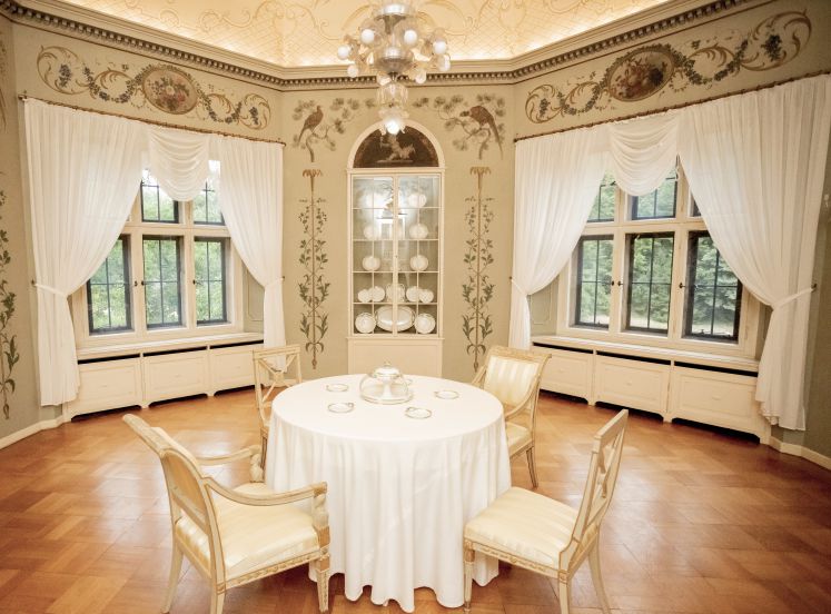 Das Frühstückszimmer des Schlosses Cecilienhof.