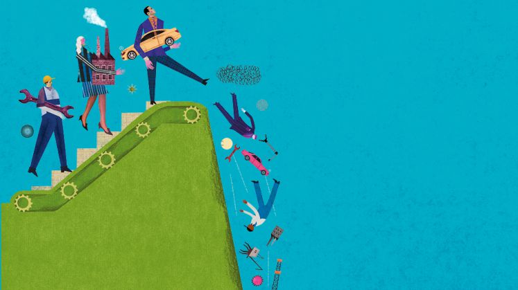 Absturz Konjunktur Abschwung