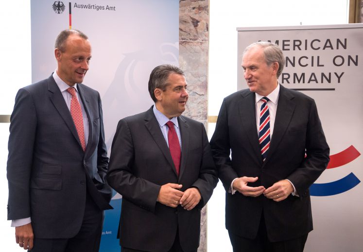 Friedrich Merz und Sigmar Gabriel