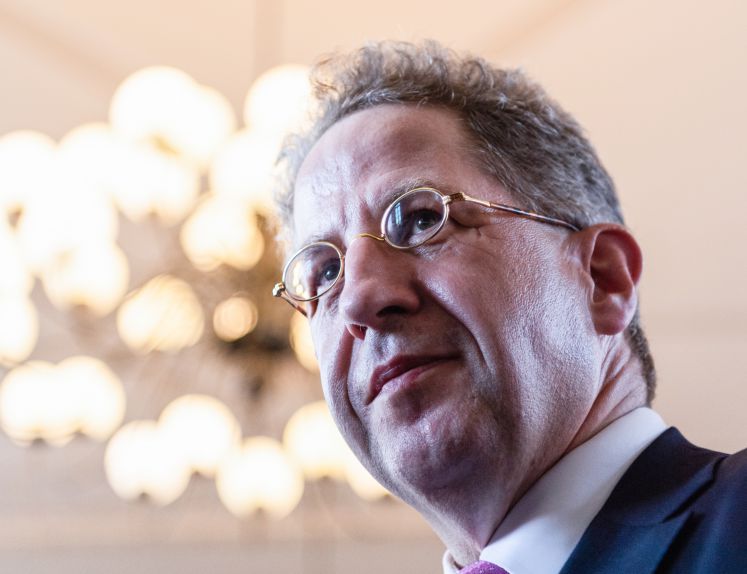 Hans-Georg Maaßen auf CDU-Wahlkampftour im sächsischen Radebeul 