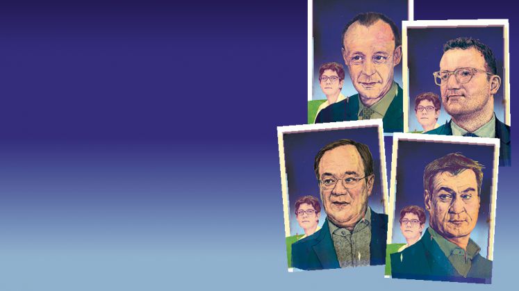 annegret-kramp-karrenbauer-merz-soeder-spahn-laschet-kanzlerkandidatur