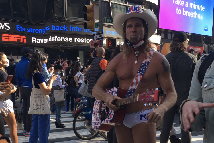 us-praesidentschaft-joe-biden-new-york-city