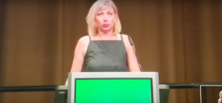 Irina Gaydukova am Podium