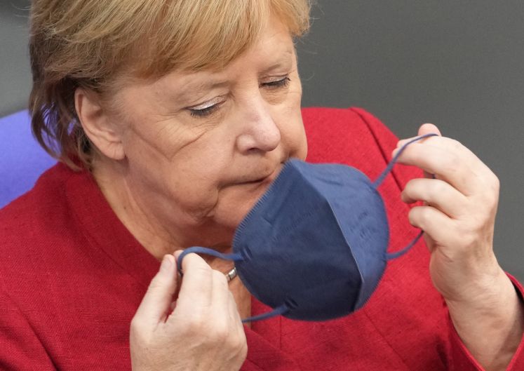 Bundeskanzlerin Merkel im Bundestag