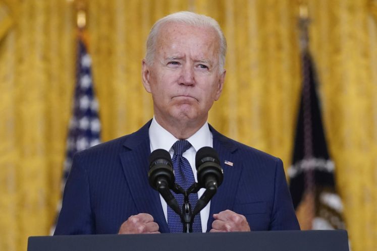 Präsident Biden im Weißen Haus