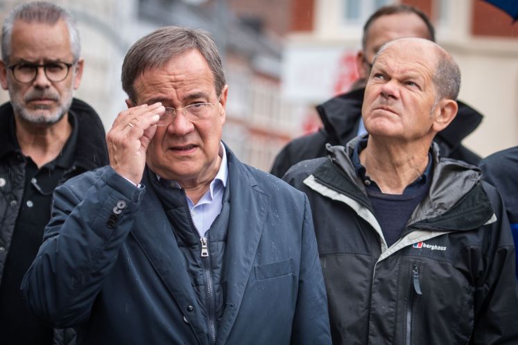 Armin Laschet (l.) und Olaf Scholz (r.)