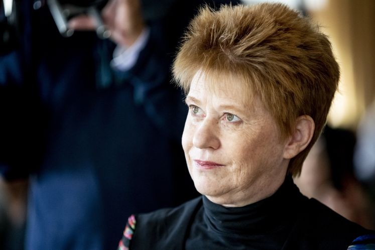 Petra Pau (Die Linke), Vizepräsidentin des Deutschen Bundestages, nimmt an der Auszeichnung des Pianisten Levit durch das Internationale Auschwitz Komitee mit der Statue «B» als «Gabe der Erinnerung» teil.