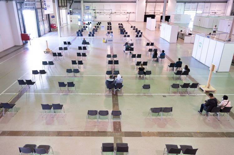 Impfzentrum in Sachsen