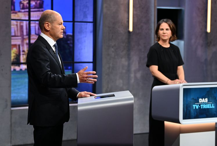 Olaf Scholz und Annalena Baerbock