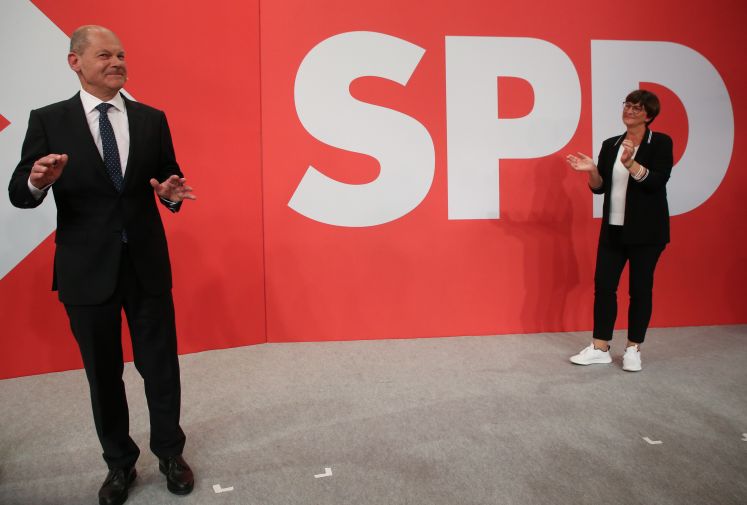 Olaf Scholz und Saskia Esken