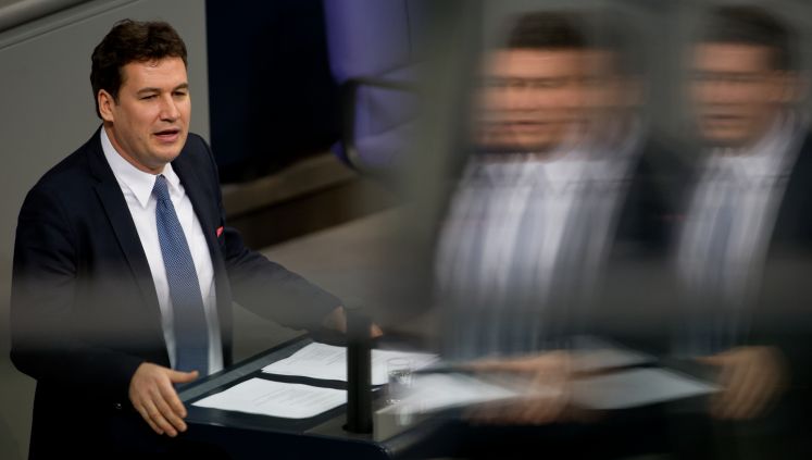 Christian von Stetten am Podium