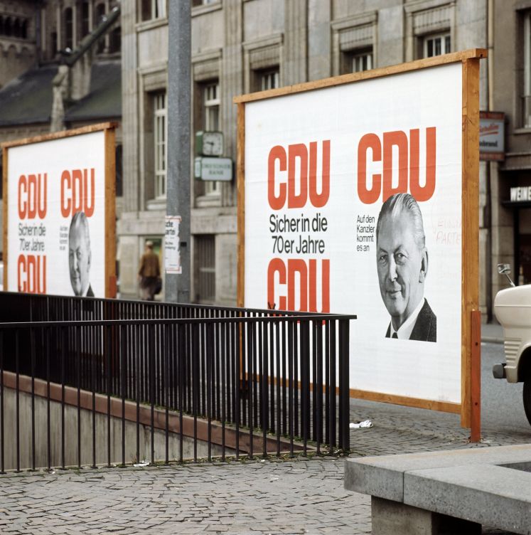 Wahlwerbung der CDU 1969 / dpa