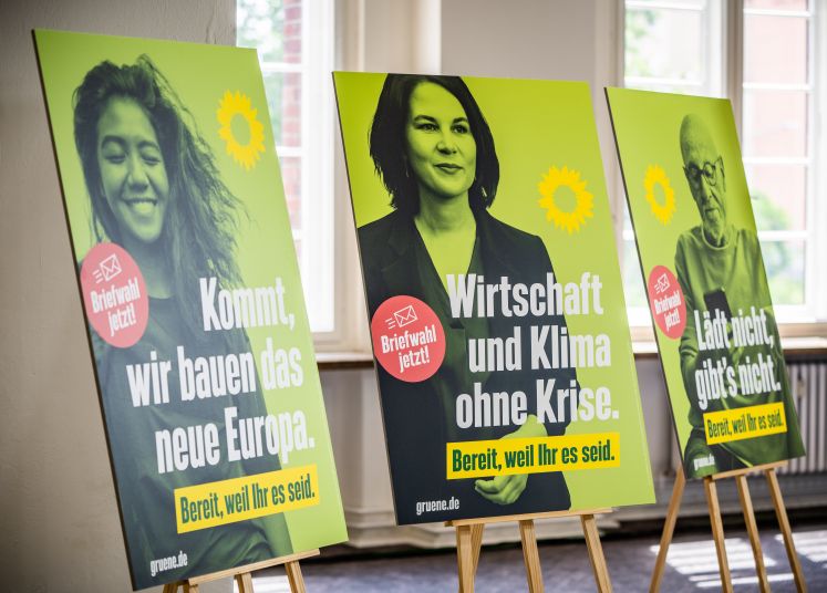Grünen-Wahlplakate