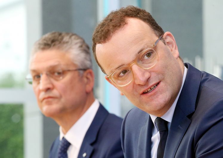 Lothar Wieler und Jens Spahn